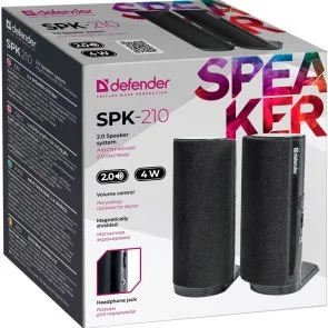 Фото: Колонки Defender SPK-210 Black (65210) № 3 | KTC