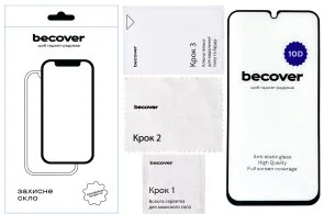 Фото: Захисне скло BeCover 10D for Samsung M34 5G M346 Black (711358) № 3 | KTC