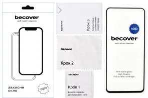 Фото: Захисне скло BeCover 10D for Xiaomi Redmi 13 - Black (711516) № 3 | KTC