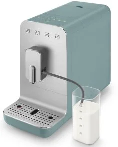 Фото: Кавомашина Smeg Coffee Machine With A Milk System Emerald Green (BCC13EGMEU) № 2 | KTC