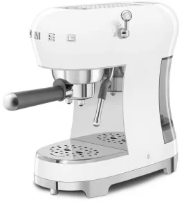 Фото: Ріжкова кавоварка Smeg Retro Style White (ECF02WHEU) № 3 | KTC