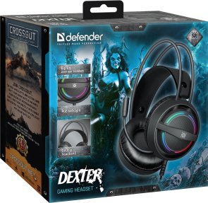 Гарнітура Defender Dexter RGB Black (64595)