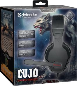 Гарнітура Defender Cujo Black/Red (64505)