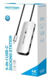 Фото: USB-хаб Vention 5in1 100W Silver (TQDHB) № 4 | KTC
