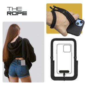 Rope Black Denim with Dark holder