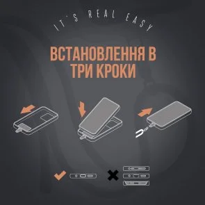 Фото: Ремінець для смартфону ArmorStandart Rope Black Peach with Clear holder (ARM76097) № 5 | KTC