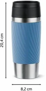 Фото: Термочашка Tefal Travel Mug Classic Twist 360ml Blue (N2024510) № 4 | KTC