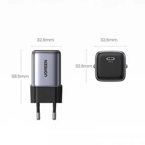 Фото: Зарядний пристрій UGREEN Nexode Mini CD319 30W Grey (90666) № 3 | KTC