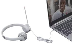 Гарнітура Lenovo 100 Stereo Analog Headset Silver (GXD1E71386)