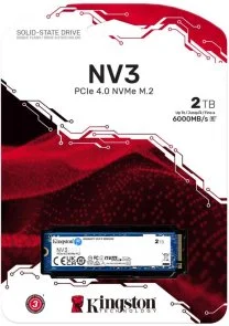 Фото: SSD-накопичувач Kingston NV3 2280 PCIe 4.0 x4 NVMe 2TB (SNV3S/2000G) № 3 | KTC