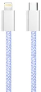 Фото: Кабель ColorWay 3A 27W Type-C / Lightning 1m Purple (CW-CBPDCL061-PU) № 2 | KTC