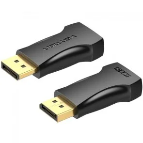 Фото: Перехідник Vention v2.0 4K DP M / HDMI F Black (HBPB0) № 2 | KTC