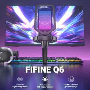 Фото: Мікрофон Fifine Q6 Black № 5 | KTC