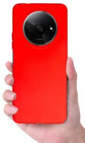 for Xiaomi Redmi A3 - Icon Case Red