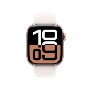 Фото: Смарт годинник Apple Watch Series 10 GPS 42mm Rose Gold Aluminium Case with Light Blush Sport - S/M (MWWH3) № 2 | KTC