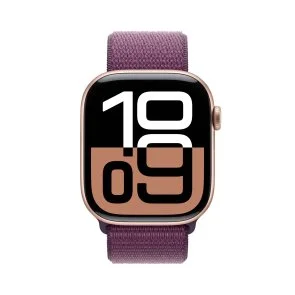 Фото: Смарт годинник Apple Watch Series 10 GPS 46mm Rose Gold Aluminium Case with Plum Sport Loop (MWWV3) № 2 | KTC