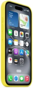 Фото: Чохол Apple for iPhone 16 - Silicone Case with MagSafe Star Fruit (MYY73) № 6 | KTC
