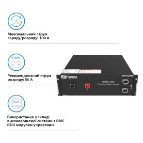 Акумуляторна батарея Dyness HV51100 Battery 51.2V 100Ah/5.12KWh LiFePo4