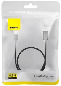 Кабель Baseus AirJoy Series AM / AF 0.5m Black (B00631100111-00)