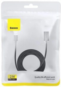 Кабель Baseus AirJoy Series USB 3.0 AM / AF 2m Black (B00631103111-03)