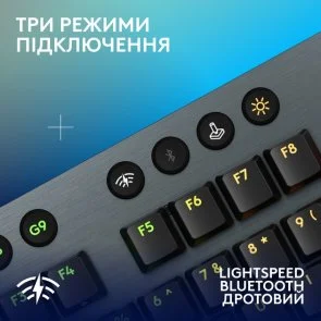 Фото: Клавіатура Logitech G915 X Lightspeed Clicky Wireless Black (920-012709) № 6 | KTC