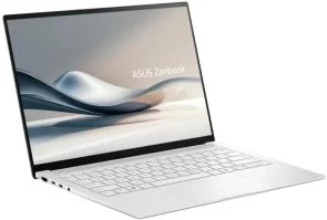 Фото: Ноутбук ASUS Zenbook S 14 UX5406SA-PV035X Scandinavian White - 14" OLED 120 Гц / Intel Core Ultra 7 / 258V / DDR5 32 ГБ / PCI-E SSD 1 ТБ / Intel Arc graphics № 2 | KTC