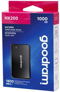 Зовнішній SSD-накопичувач GOODRAM HX200 1TB Black (SSDPR-HX200-1K0)