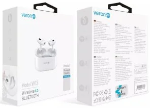 Фото: Навушники Veron W12 White № 3 | KTC