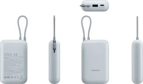 Фото: Батарея універсальна Xiaomi 10000mAh 22.5W Integrated Cable Blue (BHR9073GL) № 7 | KTC