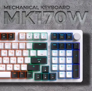 Фото: Клавіатура GamePro MK170W RGB USB White № 20 | KTC