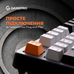  Клавіатура GamePro MK170B RGB USB Black