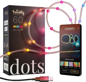 Dots Smart LED Lights RGB 60 IP20 3m Clear Wire
