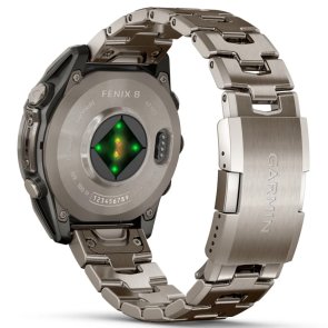 Смарт годинник Garmin Fenix 8 - 47 mm Amoled Sapphire Titanium with Vented titanium bracelet (010-02904-40)