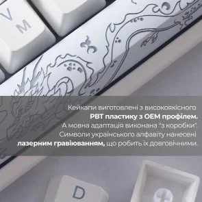 Фото: Клавіатура Ducky One 3 Mini Cherry MX Red RGB ENG/UKR White (DKON2161ST-RUAPXPWWWSC1) № 13 | KTC