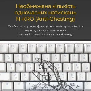 Фото: Клавіатура Ducky One 3 SF Cherry MX Red RGB ENG/UKR White (DKON2167ST-RUAPXPWWWSC1) № 15 | KTC