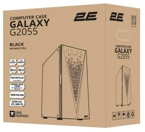 Фото: Корпус 2E Gaming Galaxy Black with window (2E-G2055) № 14 | KTC
