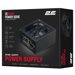 Блок живлення 2E 400W Basic Power (2E-BP400-120APFC)