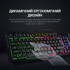 Клавіатура GamePro GK670 Black