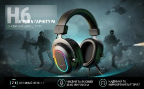 Гарнітура Fifine H6 RGB Black