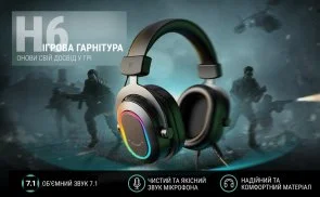 Фото: Гарнітура Fifine H6 RGB Black № 13 | KTC