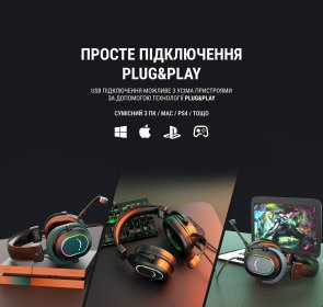 Гарнітура Fifine H6 RGB Black