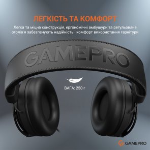 Гарнітура GamePro HS1050 Black