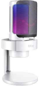 Мікрофон Fifine A8W AMPLIGAME RGB White