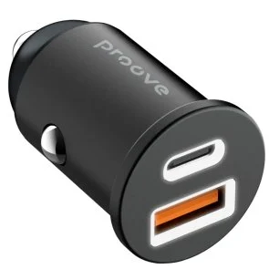 Фото: Автомобільний зарядний пристрій Proove Tiny Power 30W Black (ACTP30111201) № 3 | KTC