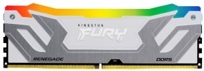 Оперативна пам’ять Kingston FURY (ex. HyperX) Renegade RGB XMP White CUDIMM DDR5 1x24GB (KF584CU40RWA-24)