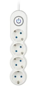 Фото: Мережевий фільтр 2E U04VESM3W 4/3m White (2E-U04VESM3W) № 4 | KTC