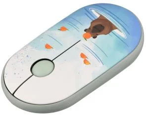 Фото: Миша 2E MF300 Capybara Tangerine Silent Wireless Green (2E-MF300WCAPIBARAGN) № 2 | KTC