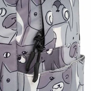 Фото: Рюкзак для ноутбука 2E BPT6114GC TeensPack Cats Grey (2E-BPT6114GC) № 9 | KTC