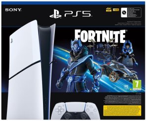 Ігрова приставка Sony PlayStation 5 Slim Digital Edition Fortnite Cobalt Star Bundle