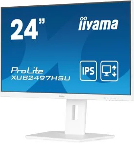 Фото: Монітор iiyama ProLite XUB2497HSU-W2 White - 23.8" IPS / 1920×1080 / 100 Гц / Pivot / HAS № 4 | KTC